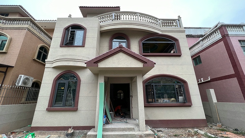 深圳龍華瓷片外墻翻新(仿石漆)項目